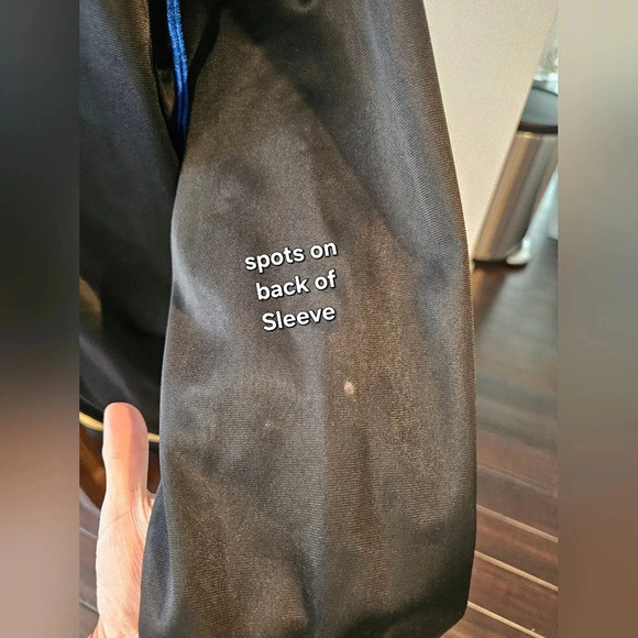 PE Nation Women's Full Zip Black Track Jacket Size XS/Small Vintage Zip Pockets - Picture 5 of 11